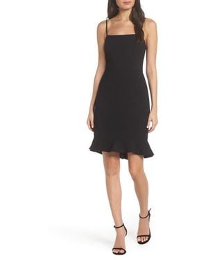 French Connection Whisper Sweetheart Dress - Black