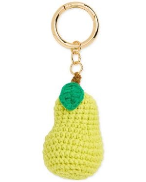 Leith Crochet Pear Bag Charm - Blue