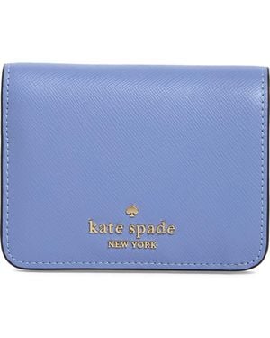 Kate Spade Madison Saffiano Leather Wallet - Blue