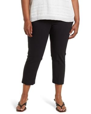 Amanda + Chelsea Atelier Luxe Slash Pocket Ankle Pant - Black