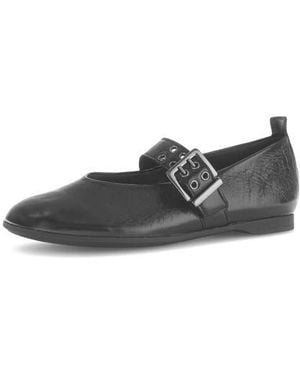 Gabor Mary Jane Flat - Gray