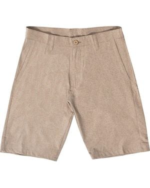 Burnside Hybrid Stretch Performance Shorts - Natural