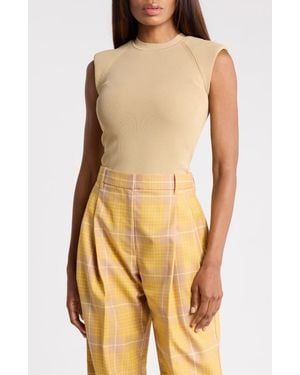 3.1 Phillip Lim Compact Rib Structured Top - Orange