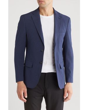Lucky Brand Textured Sport Coat - Blue