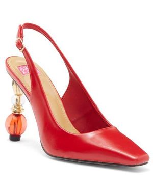 Ashley Kahen Salsa Slingback Pump - Red