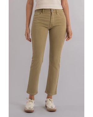 Kut From The Kloth Blair Fab Ab High Waist Ankle Straight Jeans - Natural
