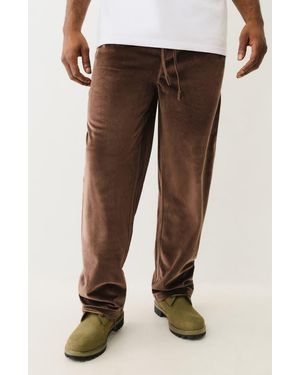 True Religion Velvet Big T Pants - Brown