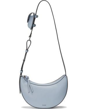 orYANY Rookie Crescent Leather Crossbody Bag - Blue