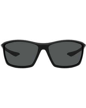 Fossil 63Mm Polarized Rectangular Sunglasses - Black