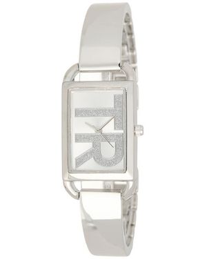 TRUE RELIGION Tr Logo Cuff Bracelet Watch, 22Mm - White