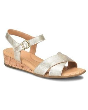 Børn Paige Wedge Sandal - Natural