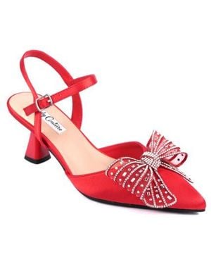 Lady Couture Leslie Pointed Toe Pump - Pink