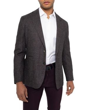 PINOPORTE Two-Button Soft Shoulder Super Chill Sports Jacket - Black