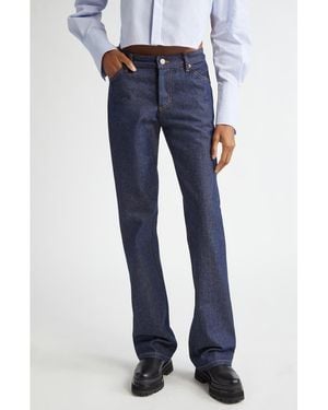 K.ngsley Gender Inclusive Fill Him Denim Jeans - Blue