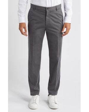 BOSS Kane Cotton Blend Chinos - Gray