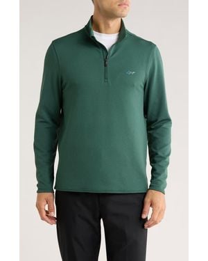 Greg Norman Quarter Zip Pullover - Green