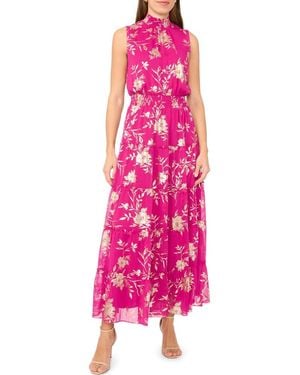 Halogen® Tiered Maxi Sundress - Pink
