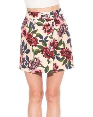 Alexia Admor Cyrus Double Breasted Miniskirt - Multicolor