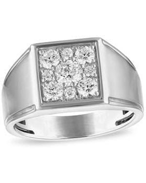 Esquire Sterling Diamond Ring - White