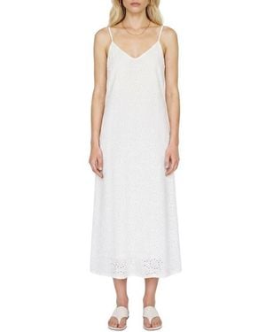 Vero Moda Tassa Liv Midi Dress - White