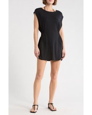 Vitamin A Swami Cover-Up Shirt - Black