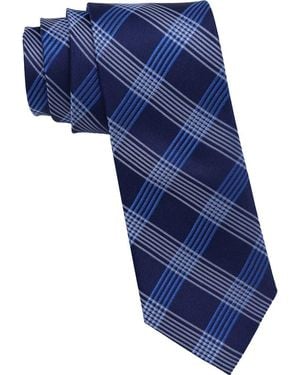 Ben Sherman Plaid Tie - Blue