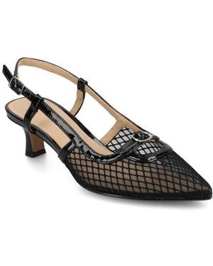 Journee Collection Padma Slingback Kitten Heel Pump - Black