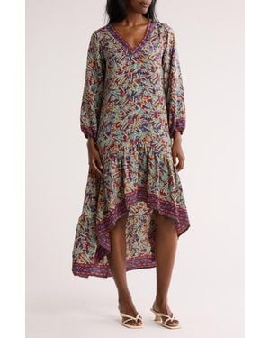 La Fiorentina Viviana Asymmetric Dress - Brown