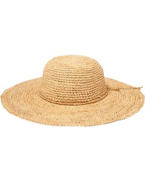 San Diego Hat Raffia Straw Large Brim Hat - Natural
