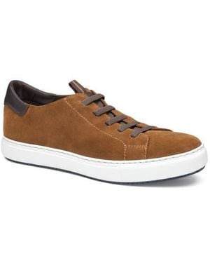 Johnston & Murphy Anson Lace To Toe Sneaker - Brown