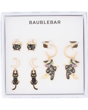 BaubleBar Witch Set Of 3 Earrings - White
