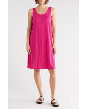 striped linen dress women Blue White Stripes Linen Rhapsody Dress