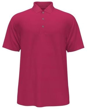 PGA TOUR Solid Polo Shirt - Pink