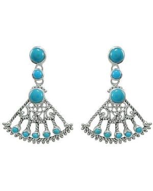 Samuel B. Fan Drop Earrings - Blue