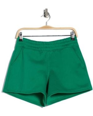 90 Degrees Varsity Vault Fleece Shorts - Green