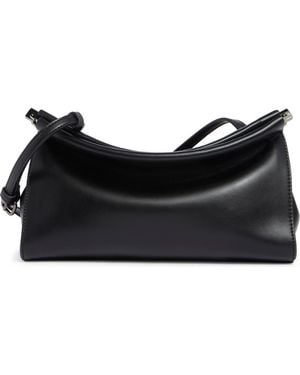 BCBGMAXAZRIA Faux Leather Shoulder Bag - Black