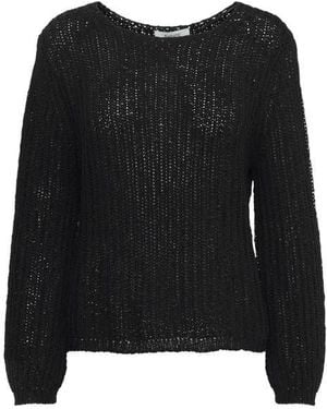 B.Young Mara Crewneck Knit Top - Black