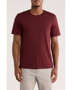 Vince Pima Cotton Crewneck T-Shirt - Red