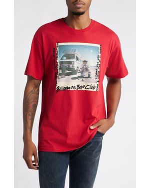 BBCICECREAM Upper Atmosphere Cotton Graphic T-Shirt - Red