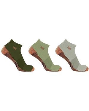 Extreme Fit 3-Pack Ankle Compression Socks - Multicolor