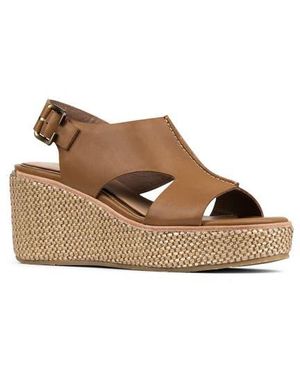 Donald J Pliner Aree Wedge Sandal - Brown