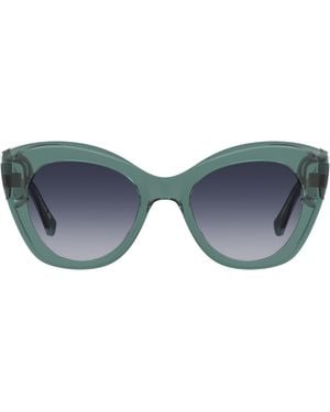 Kate Spade Dominica 49Mm Gradient Rectangular Sunglasses - Blue