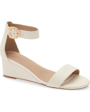 Aerosoles Willis Wedge Heel Sandal - Metallic
