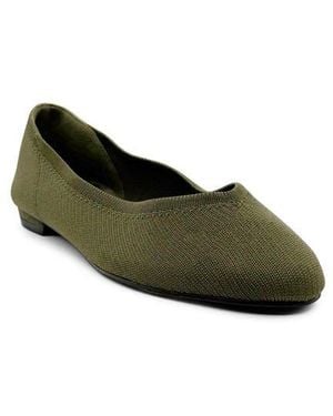 Chelsea Crew Flight Knit Flat - Green
