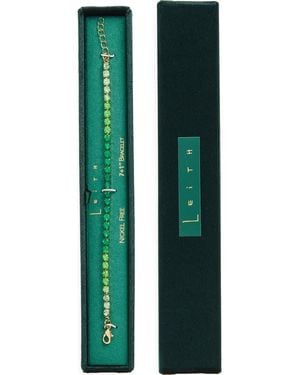 Leith Gradient Cz Tennis Bracelet - Green