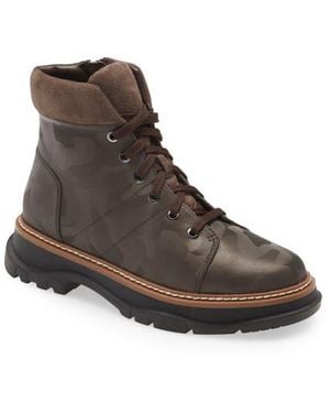 Linea Paolo Boca Lace-Up Boot - Brown