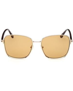 Tom Ford 57Mm Square Sunglasses - Natural