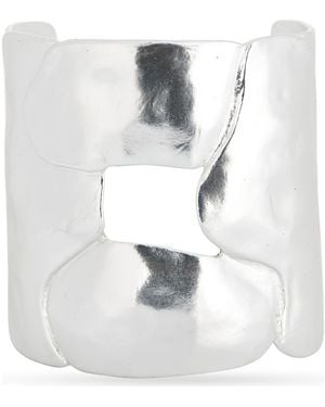 Karine Sultan Cutout Cuff Bracelet - White