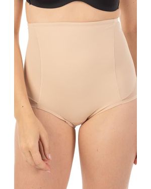 Body Beautiful Targeted Front Panel High Waist Shaper - Natural