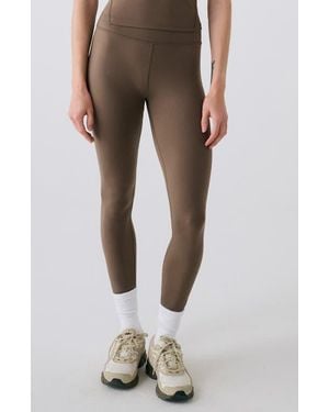 Lolë Serene Ankle Leggings - Brown